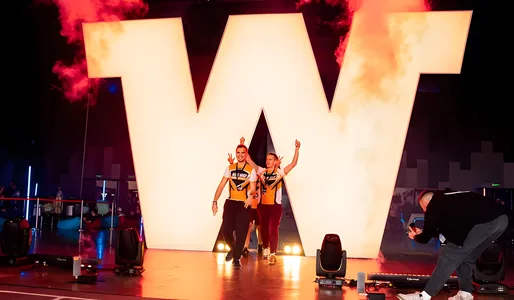 A tournament at a VR arena