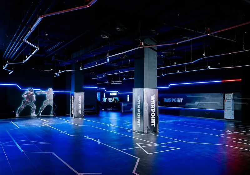 Interior of an operating VR club